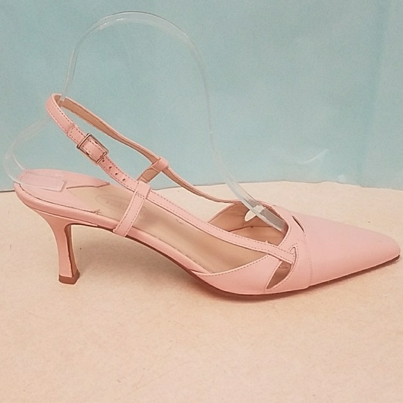 light pink slingback heels